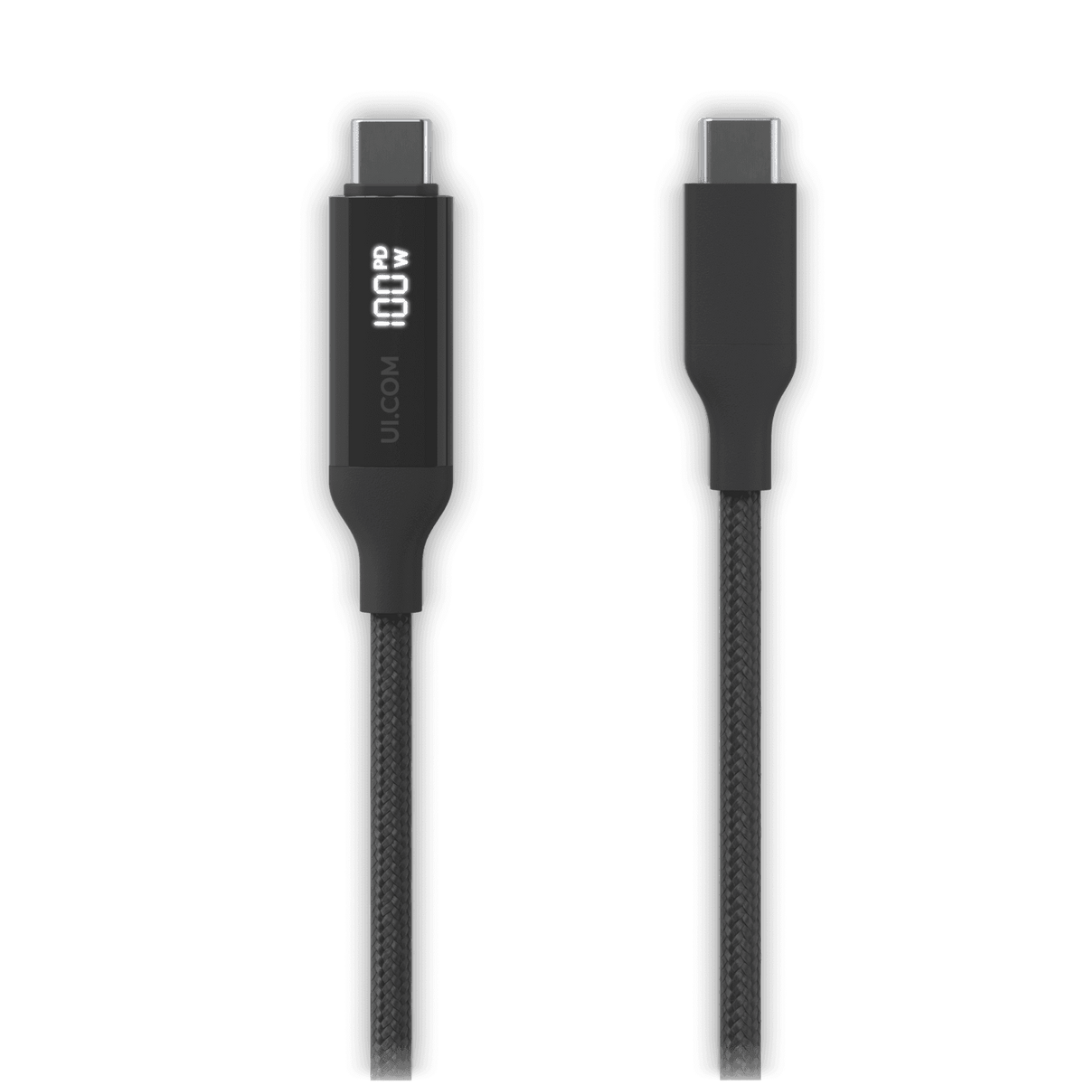 Ubiquiti USB-C Cable with Charge Display Black