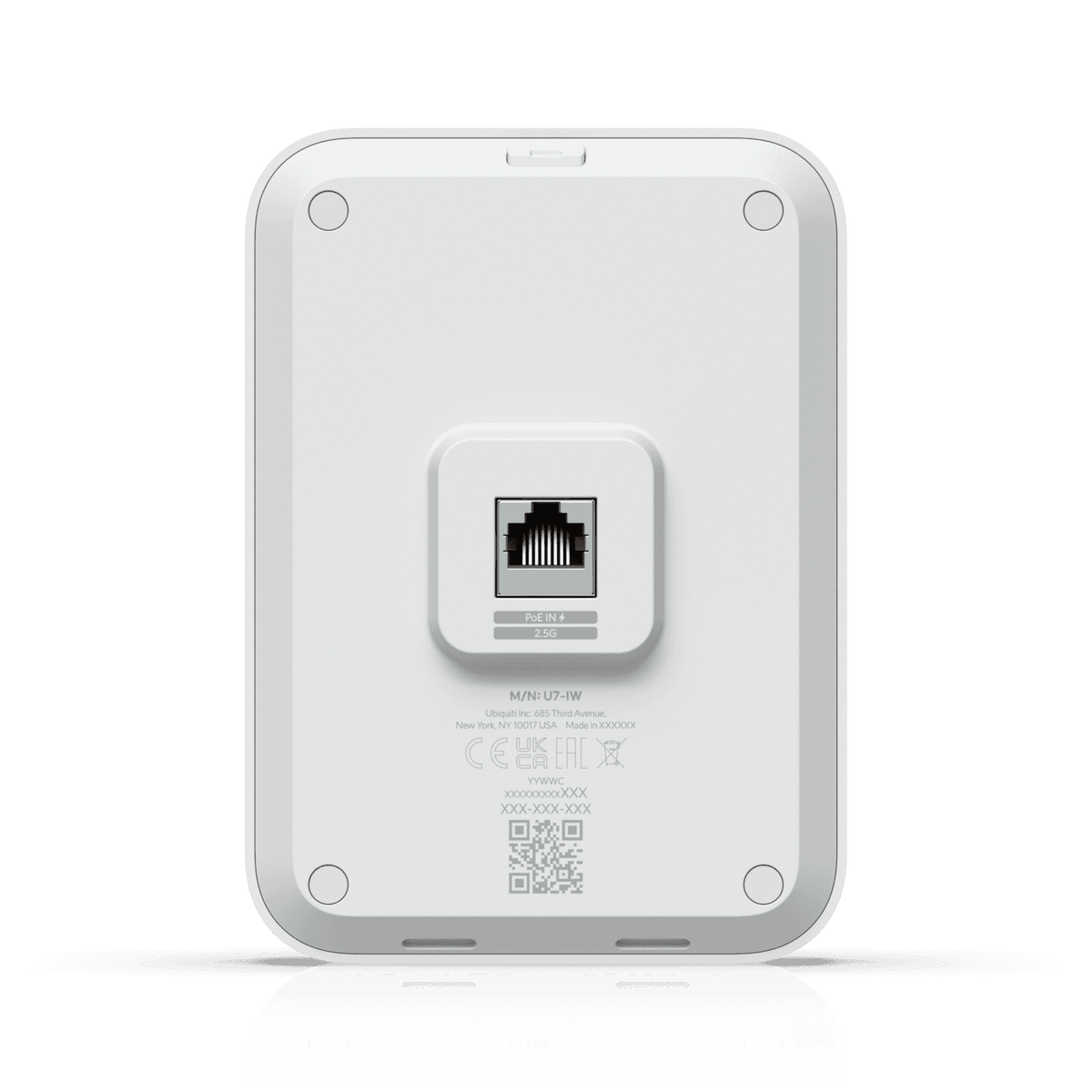 Ubiquiti UniFi Dual Band WiFi 7 2.5G PoE Out In-Wall AP