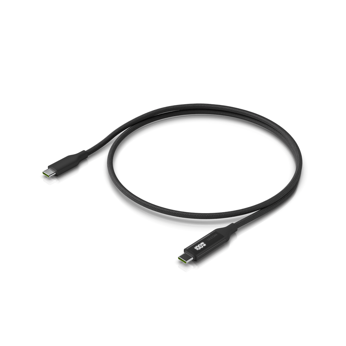 Ubiquiti USB-C Cable with Charge Display Black