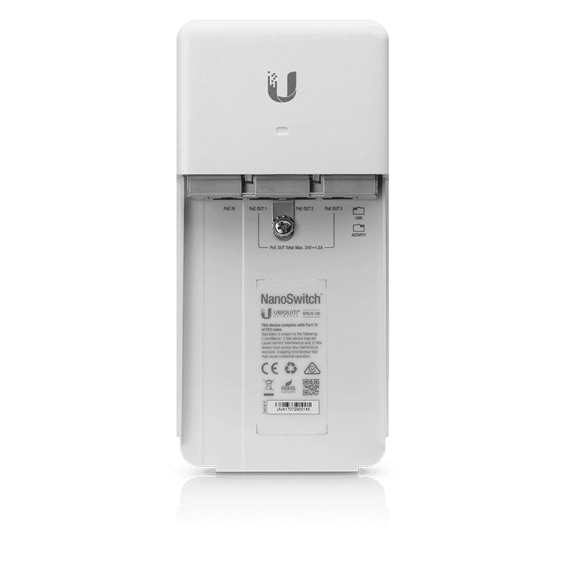 Ubiquiti NanoSwitch Outdoor 4 Port Gigabit with 3 POE Out
