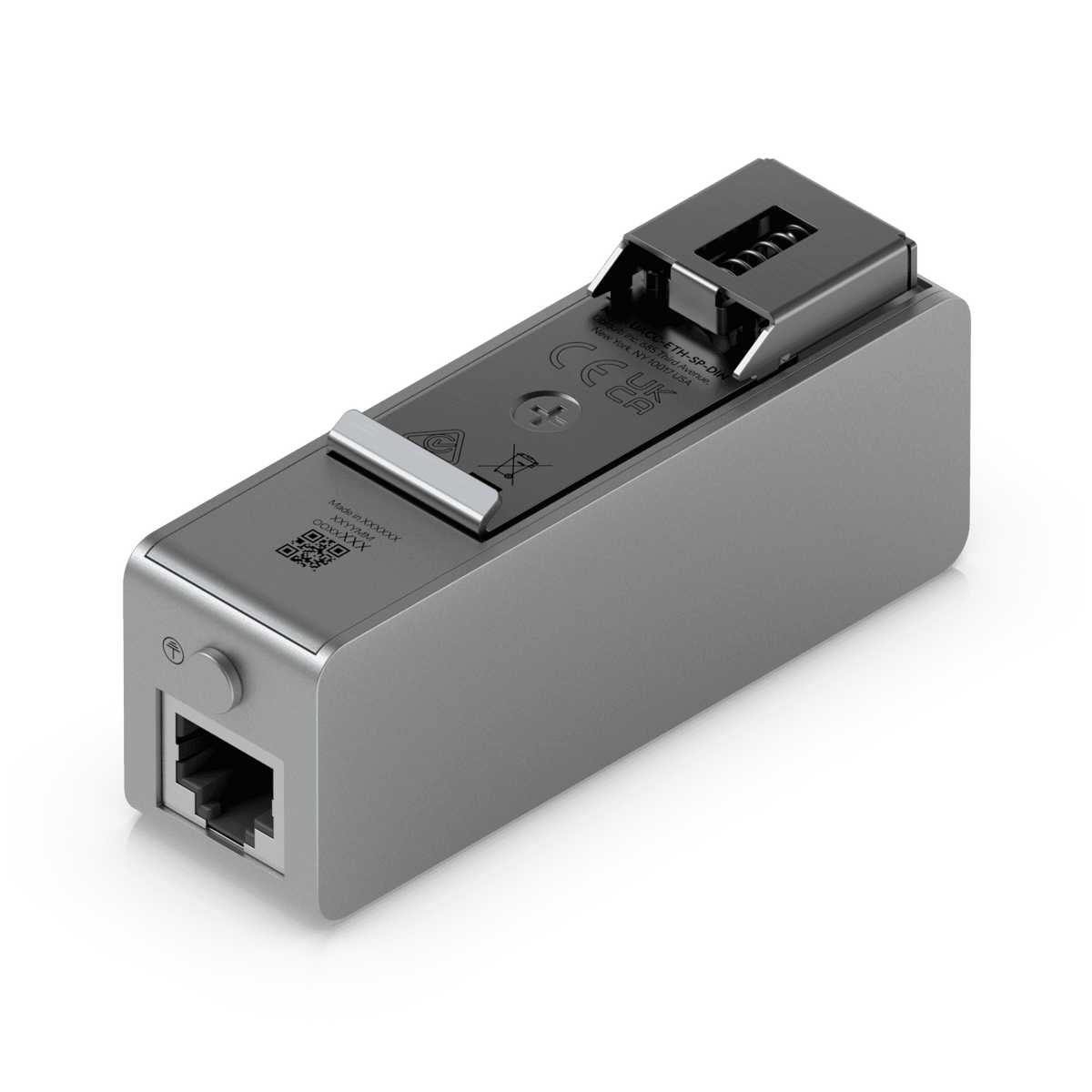 Ubiquiti UniFi 10Gbps PoE++ Single Port Din Rail Ethernet Surge Protector