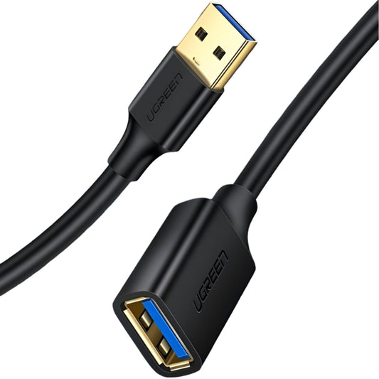 UGREEN USB 3.0 Extension Cable – Male to Female, 5Gbps Data Transfer – 2m