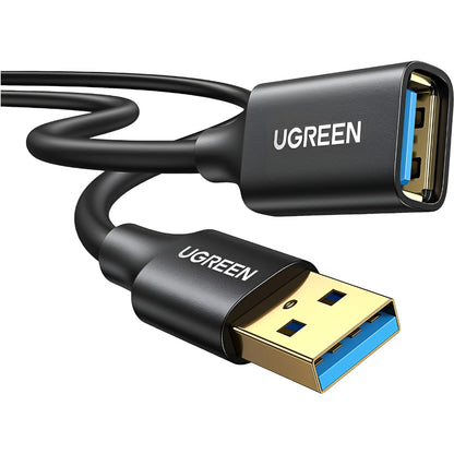 UGREEN USB 3.0 Extension Cable – Male to Female, 5Gbps Data Transfer – 1m